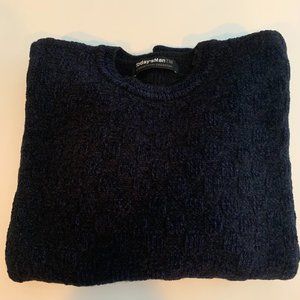 EUC Today's Man International Collection Size M Navy Blue Long Sleeve Sweater